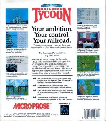 Railroad Tycoon_DiskB box cover back